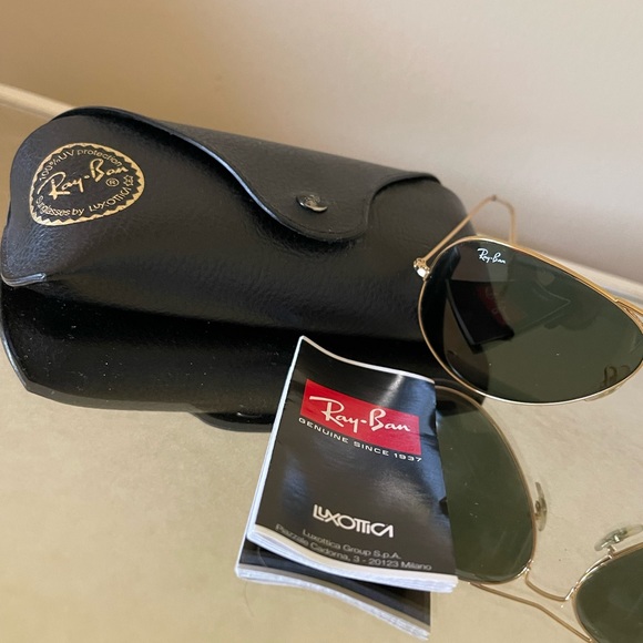 RAYBAN AVIATORS - Black/Gold - Picture 4 of 5